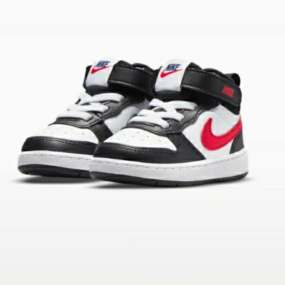 Nike Kids Court Borough Mid 2 BTV Sneakers 9c